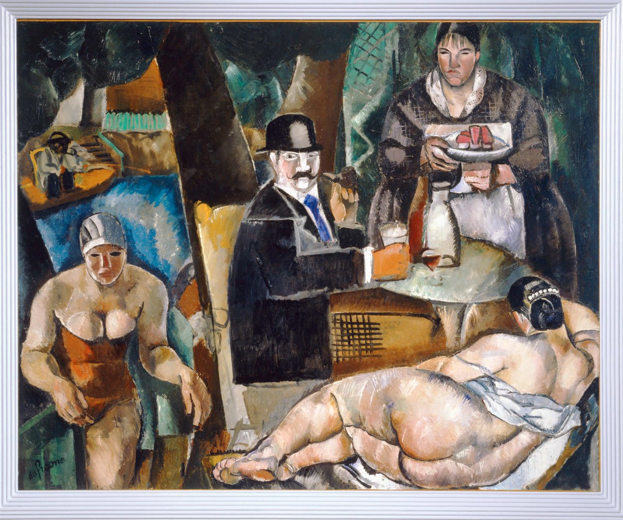 Mořské panny na řece Marně od Charles Georges Dufresne