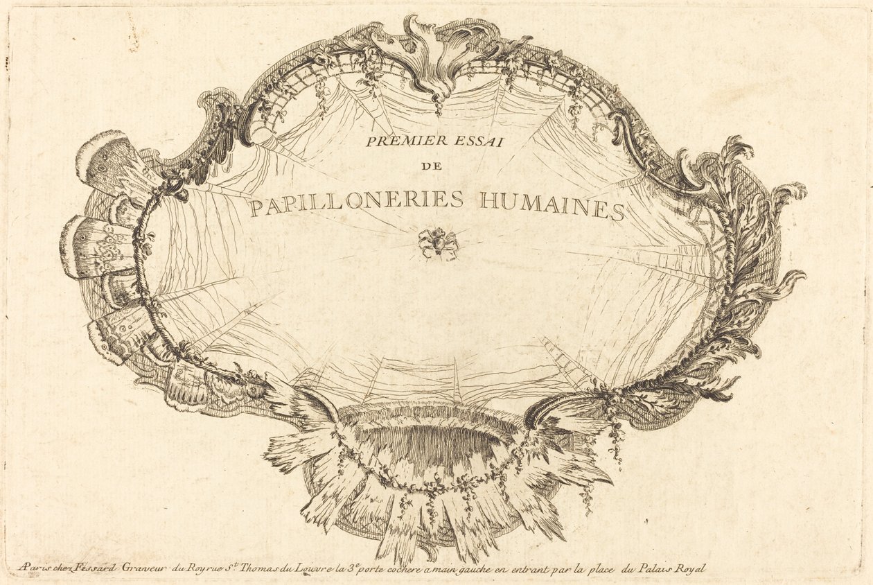 Titulek od Charles Germain de Saint Aubin