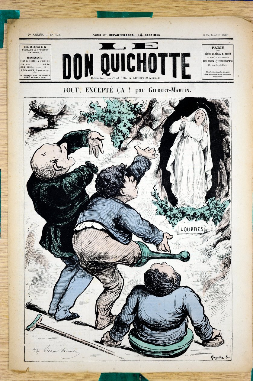 Obálka „“Le Don Quijote“, číslo 324, Satirique en Colours od Charles Gilbert Martin
