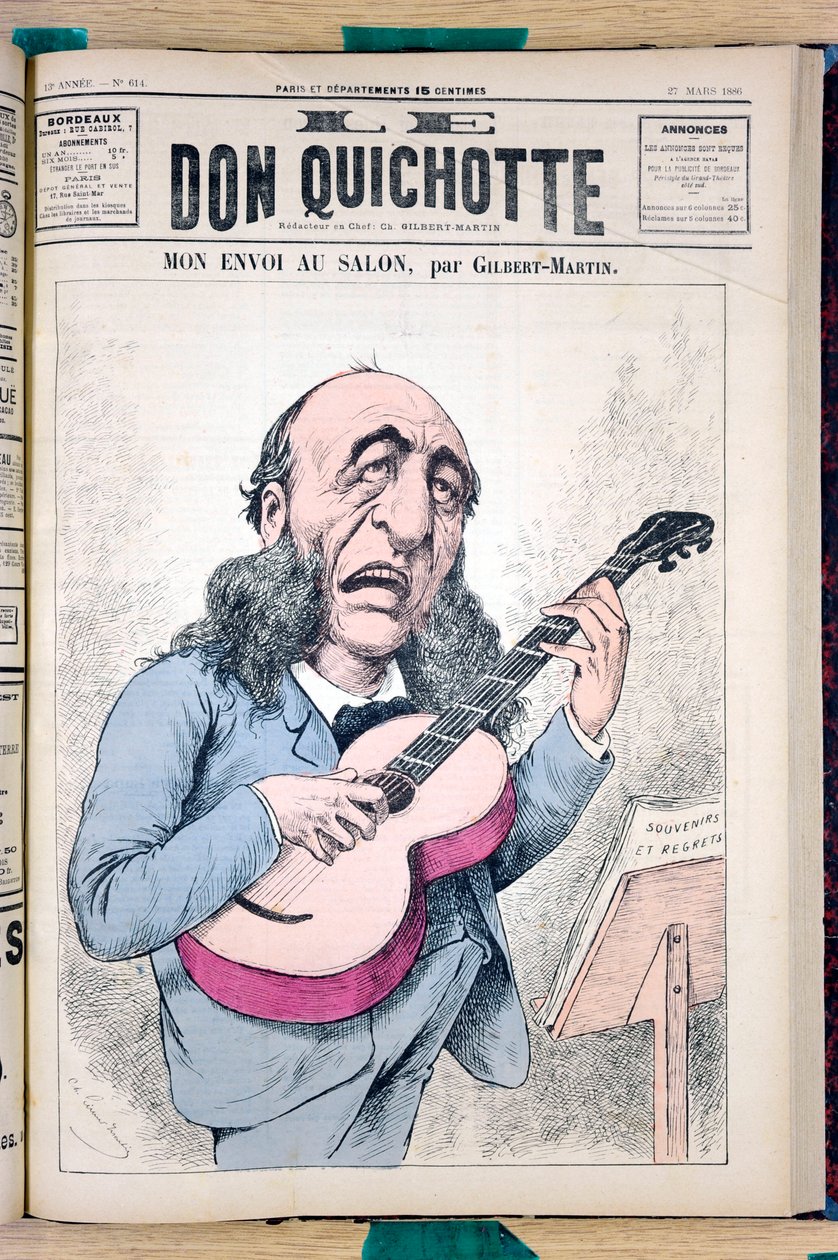 Obálka „Le Don Quijote“, číslo 614, Satirický v barvách od Charles Gilbert Martin