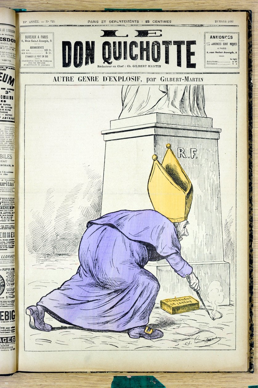 Obálka „Le Don Quijote“, číslo 925, Satirický v barvách od Charles Gilbert Martin
