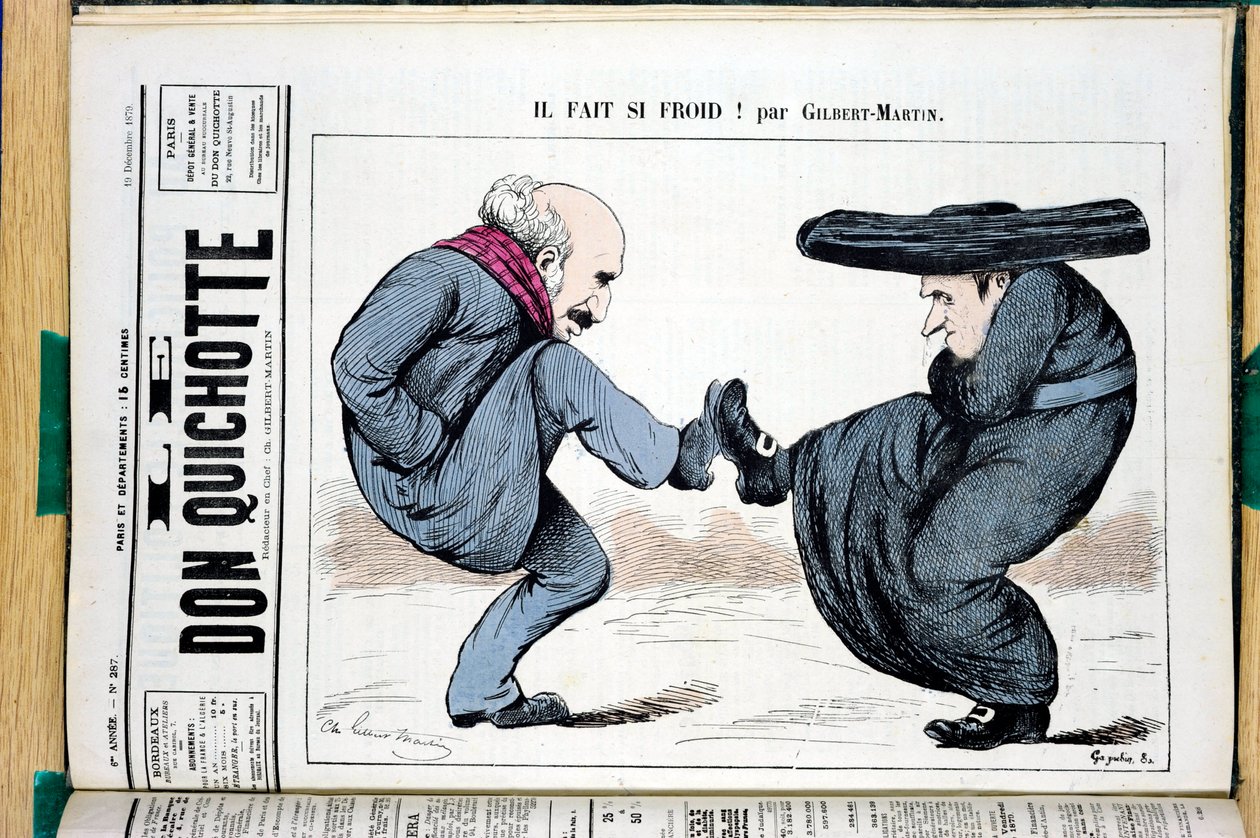 Obálka "" Don Quijote "", číslo 287, Satirique en Colours od Charles Gilbert Martin