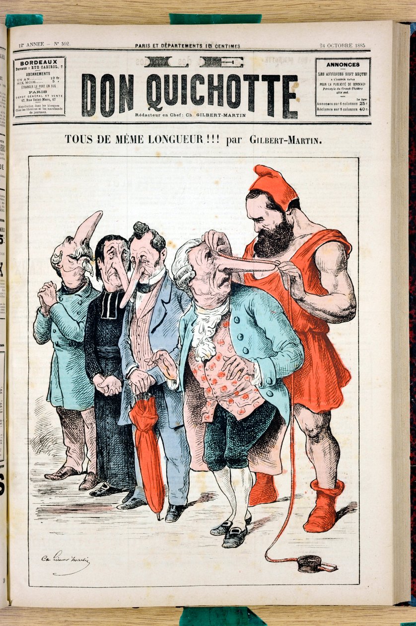 Obálka "" Don Quijote "", číslo 592, Satirical en Colours od Charles Gilbert Martin