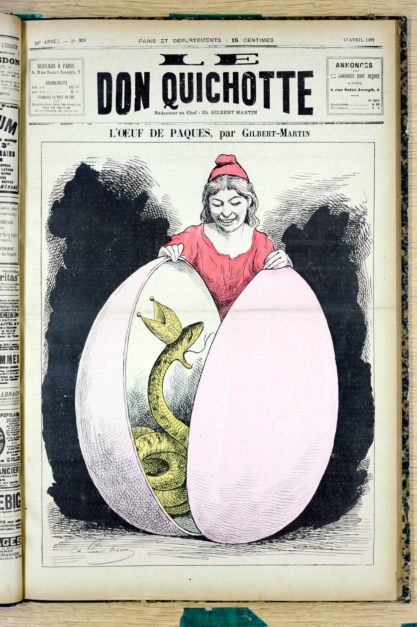 Obálka "" Don Quijote "", číslo 929, Satirique en Colours od Charles Gilbert Martin