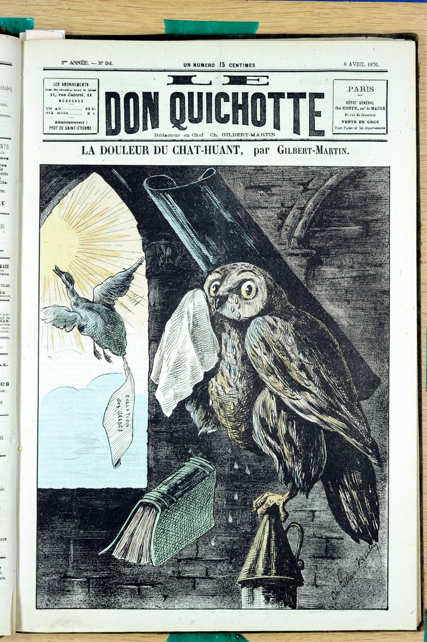 Obálka "" Don Quijote "", číslo 94, Satirical en Colours od Charles Gilbert Martin
