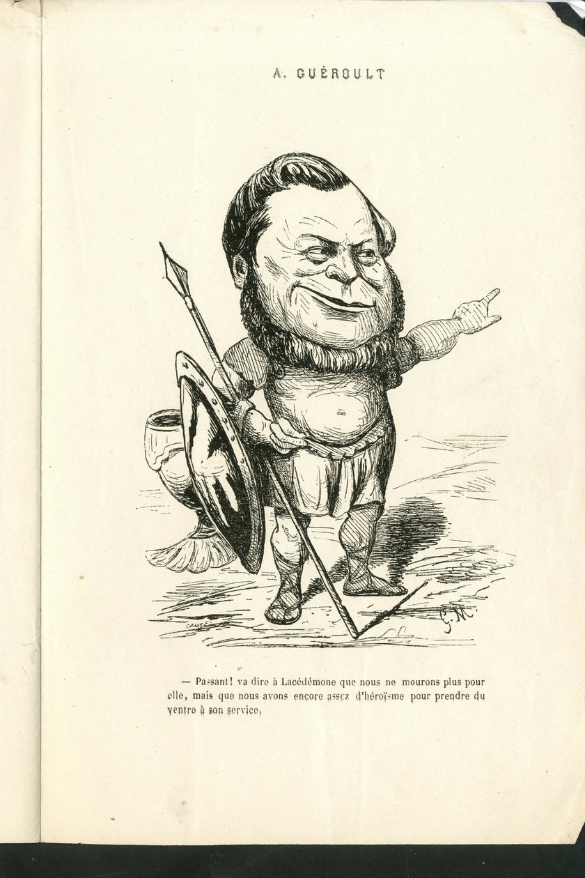 Ilustrace Charles Gilbert-Martin (1839-1905) v "" Současné grimasy"" od Charles Gilbert Martin