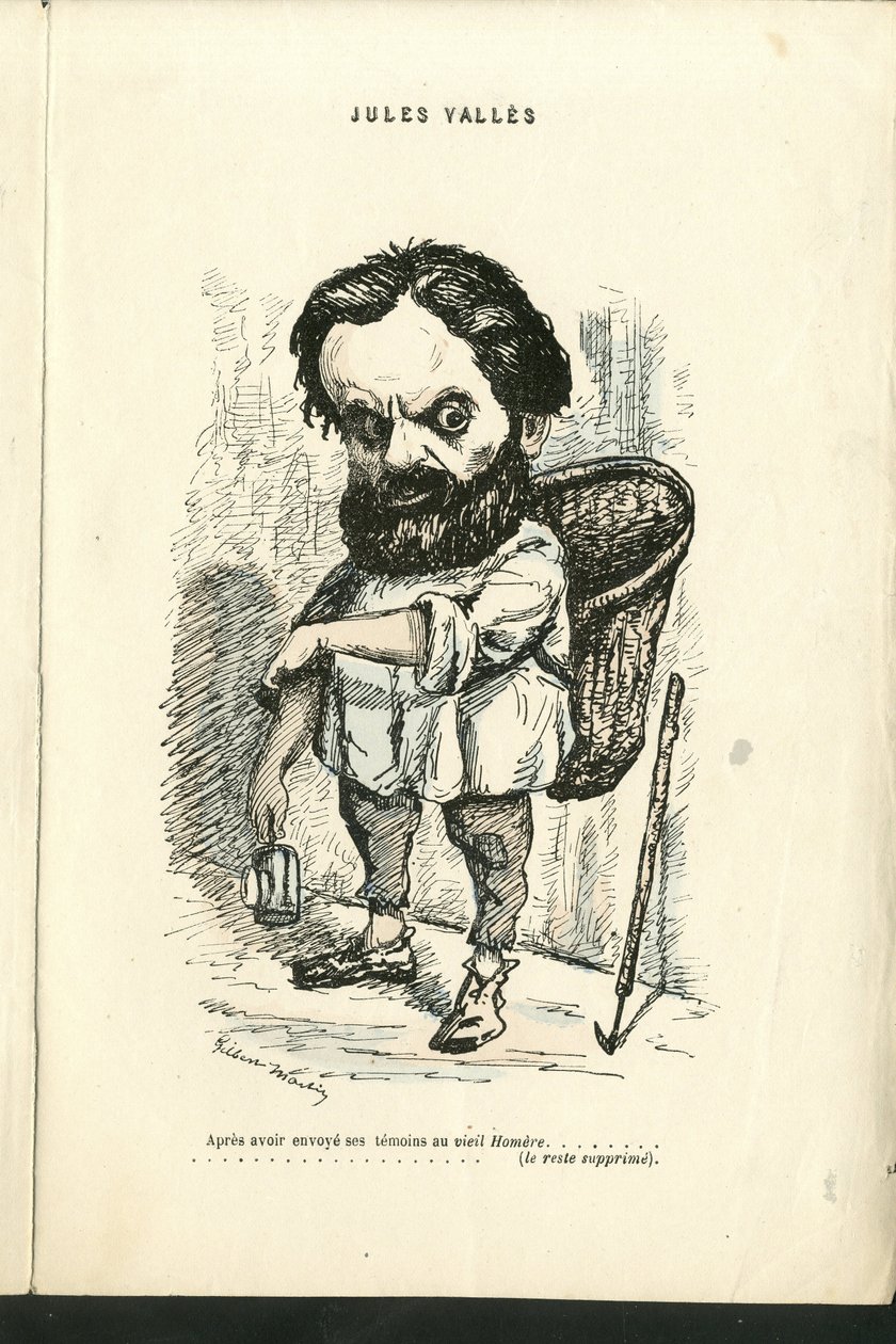 Ilustrace Charles Gilbert-Martin (1839-1905) v "" Současné grimasy"" od Charles Gilbert Martin