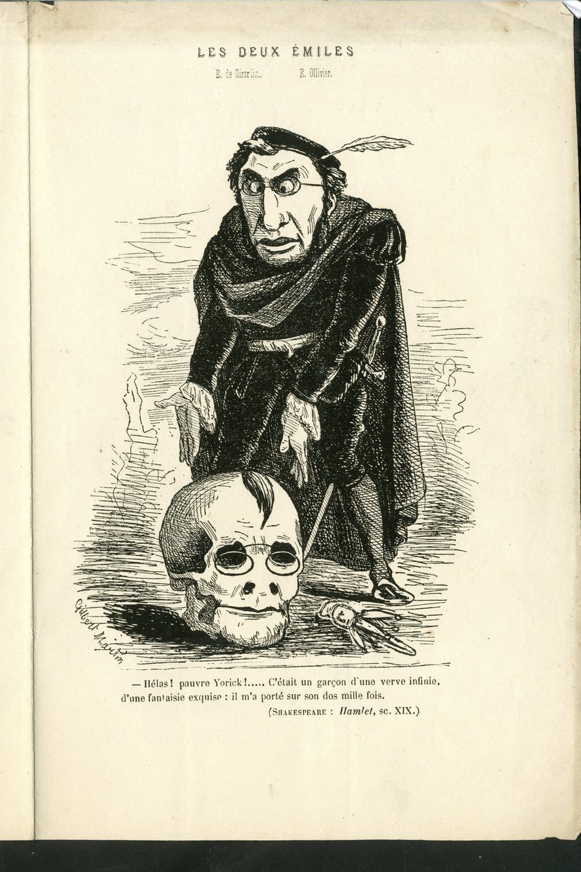 Ilustrace Charles Gilbert-Martin (1839-1905) v "" Současné grimasy"" od Charles Gilbert Martin