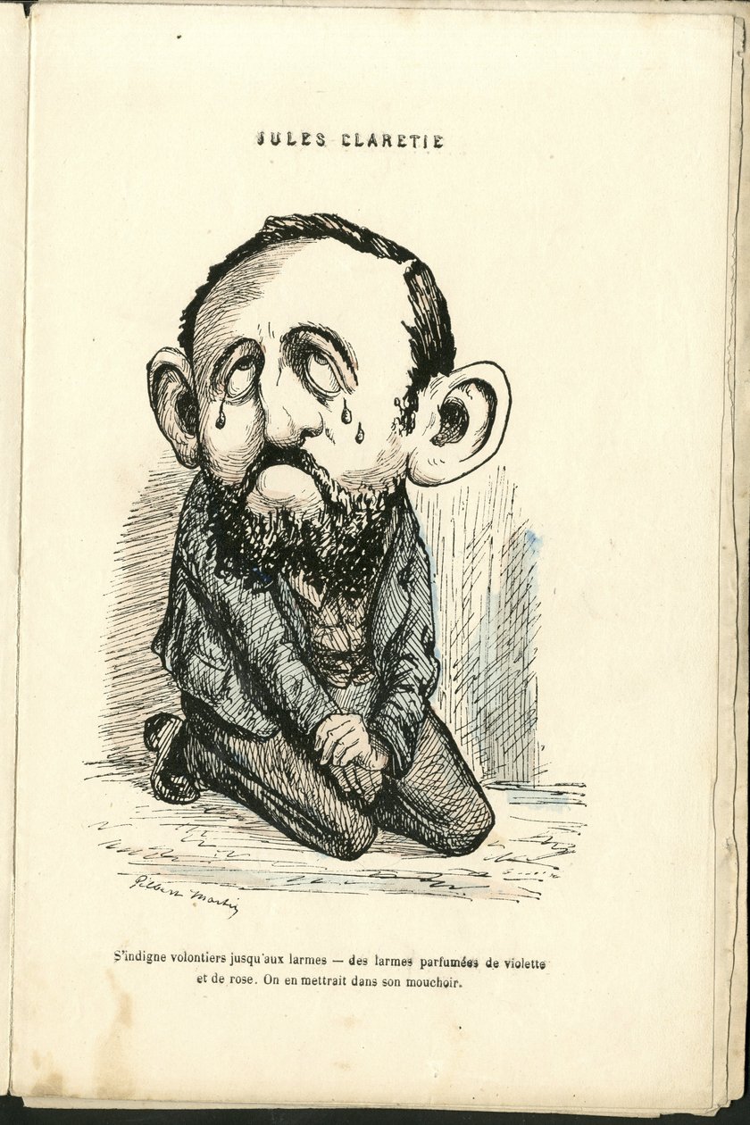 Ilustrace Charles Gilbert-Martin (1839-1905) v "" Současné grimasy"" od Charles Gilbert Martin