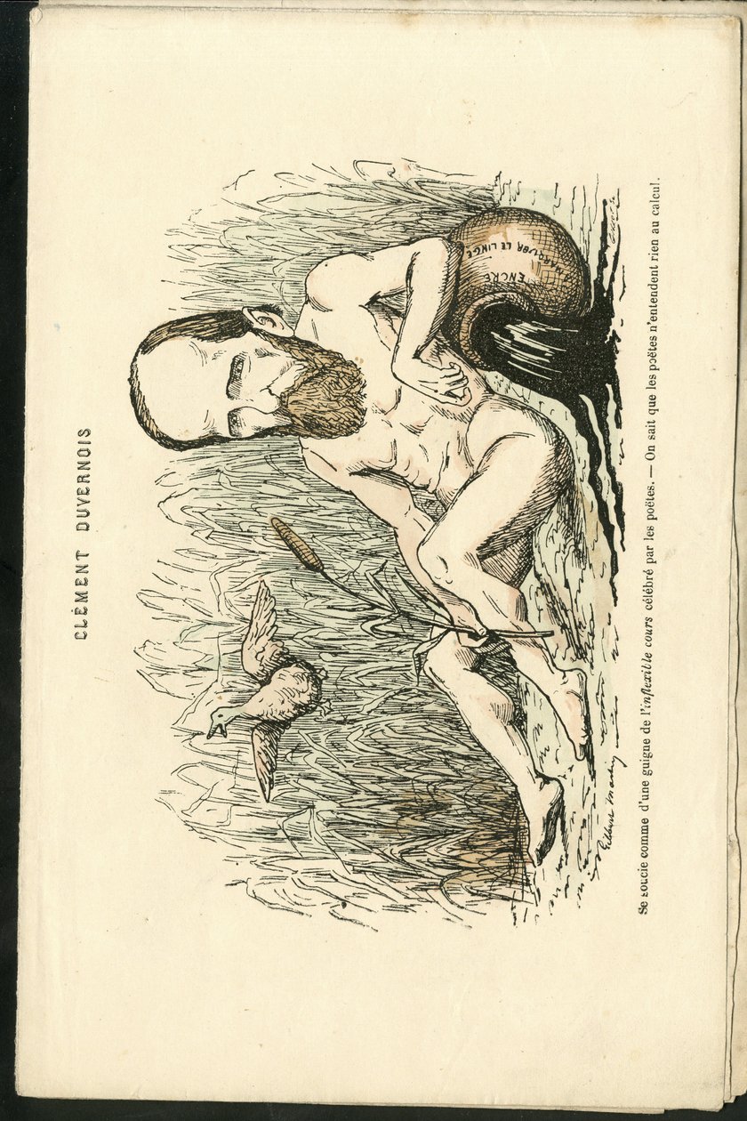 Ilustrace Charles Gilbert-Martin (1839-1905) v "" Současné grimasy"" od Charles Gilbert Martin