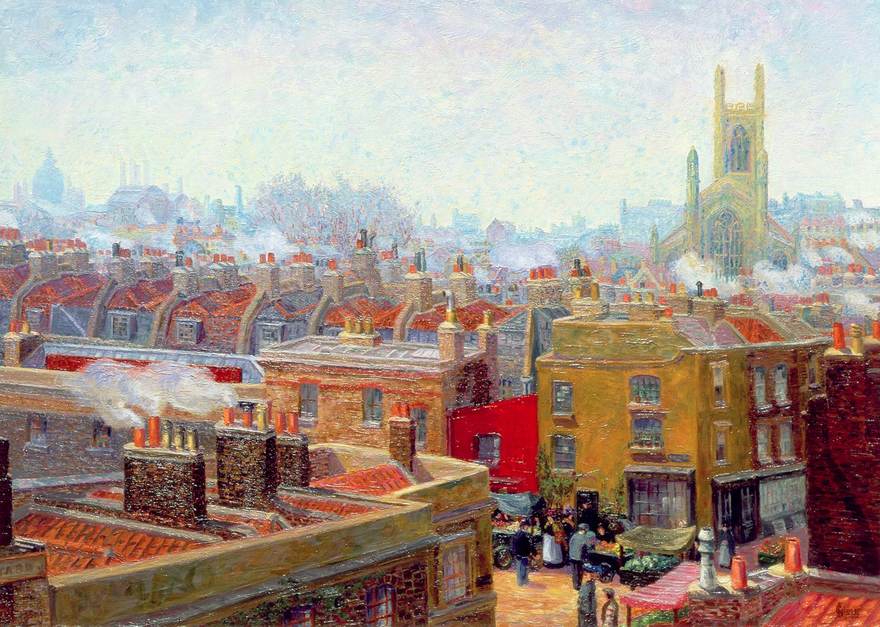 Roh v Chelsea od Charles Ginner
