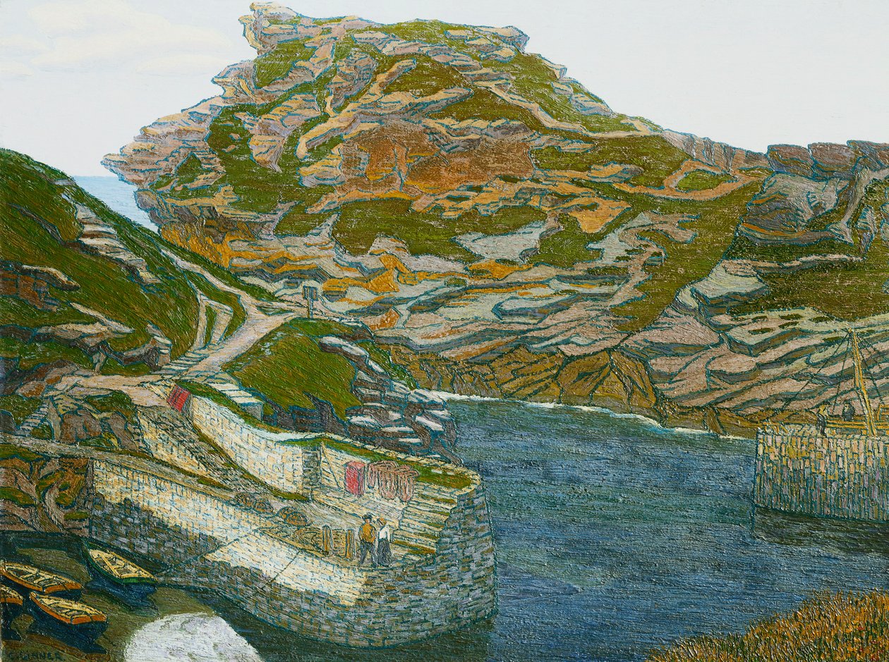 Přístav Boscastle od Charles Ginner
