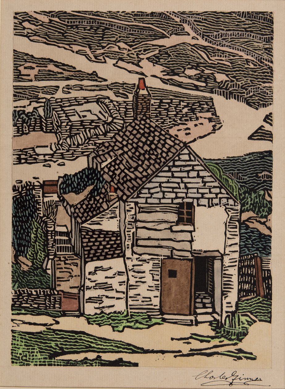 Cornish Cottage od Charles Ginner