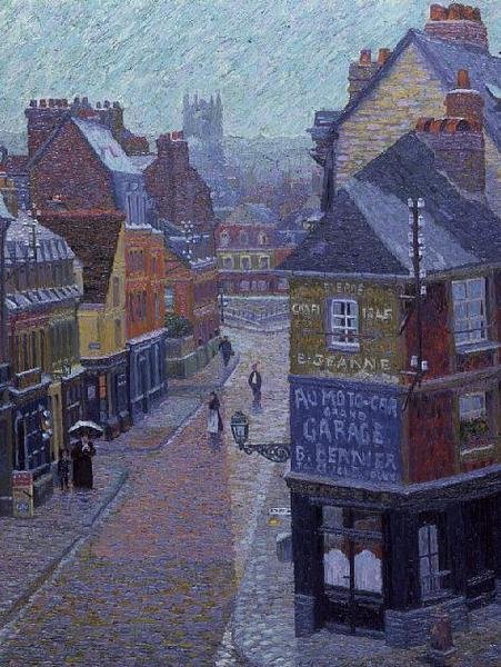 francouzské město od Charles Ginner