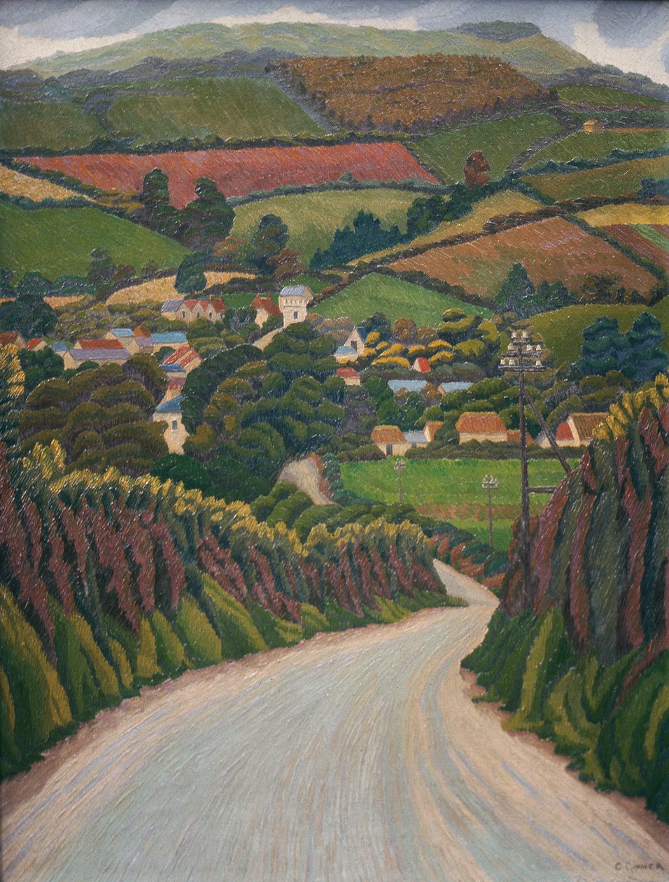 Penally Hill, Cornwall od Charles Ginner