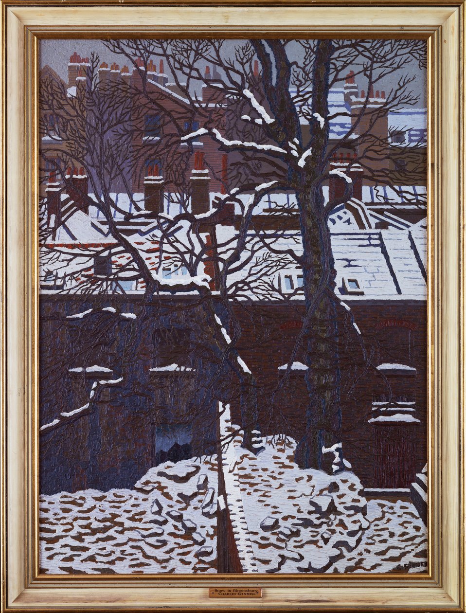 Sníh v Bloomsbury od Charles Ginner