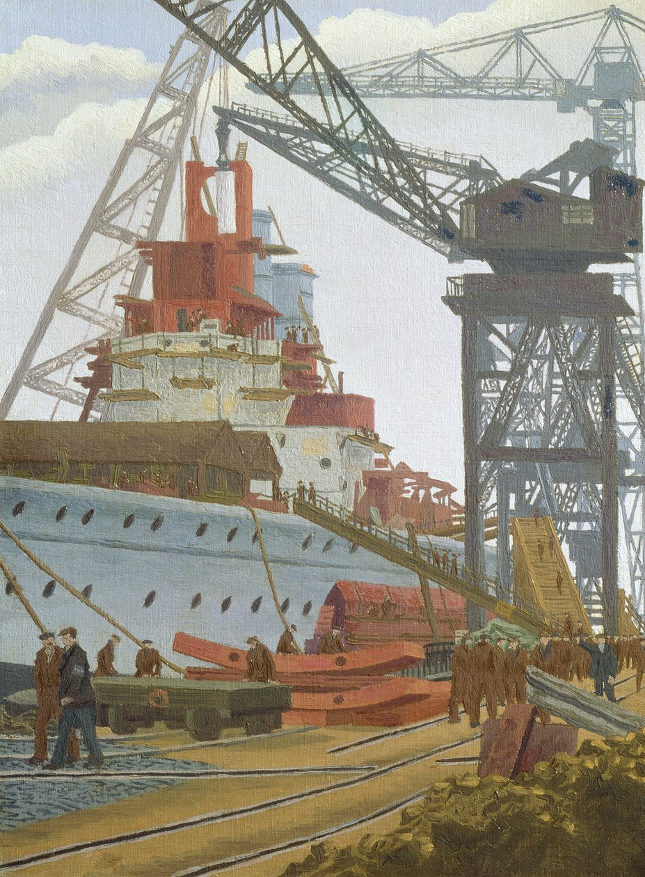 Budova HMS Prince of Wales od Charles Ginner