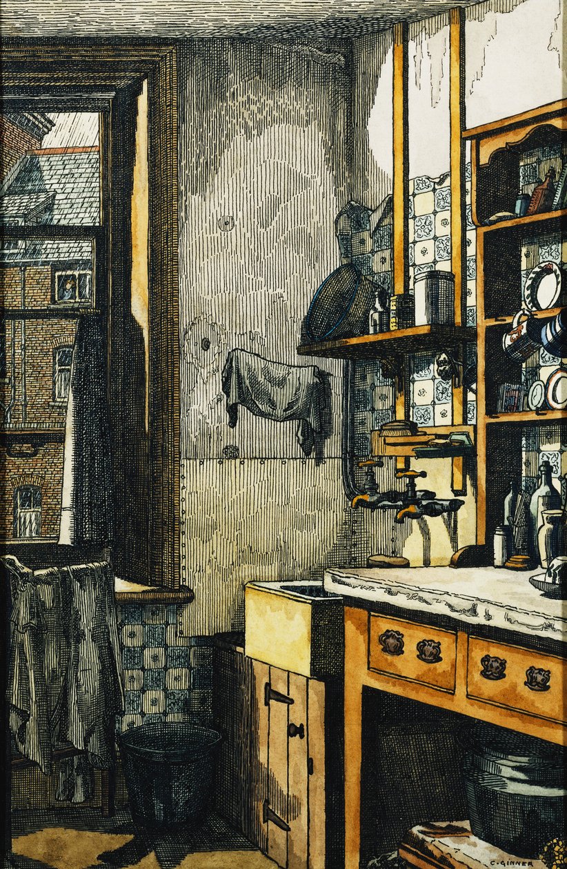 Roh kuchyně od Charles Ginner