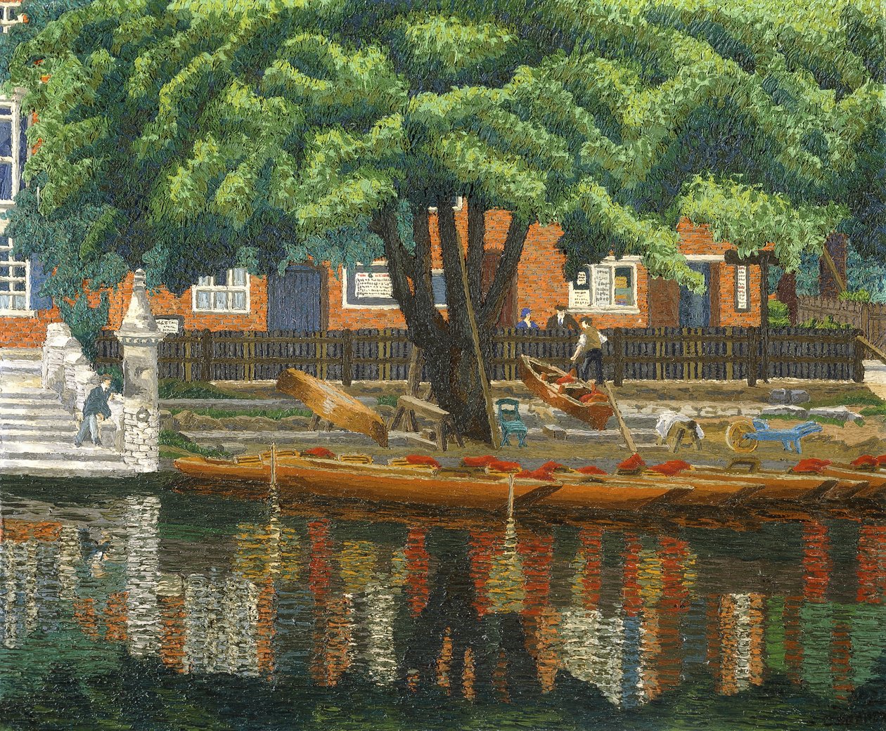 Přistávací plocha, Stratford-Upon-Avon od Charles Ginner