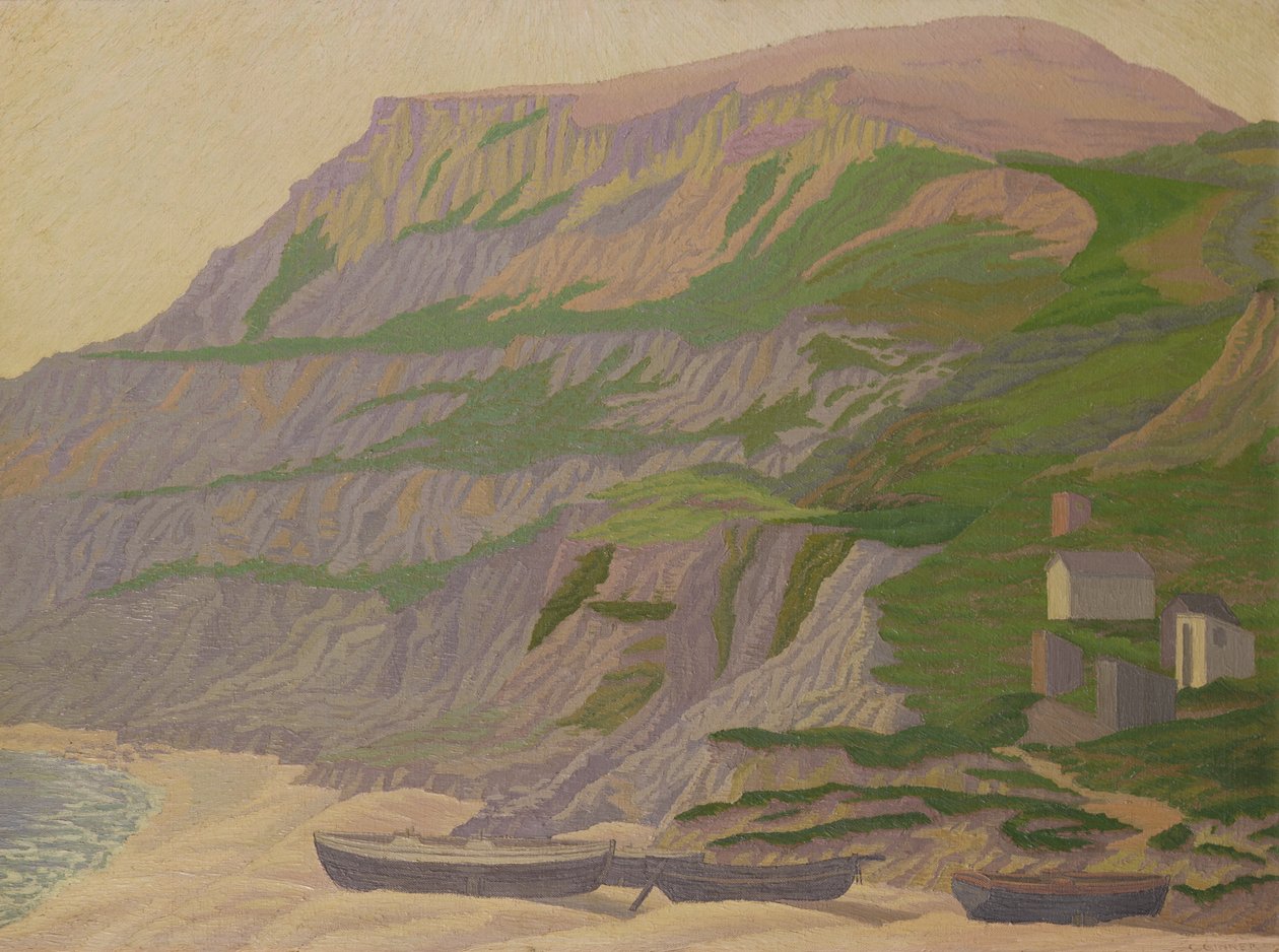 Wear Cliffs, Dorset od Charles Ginner