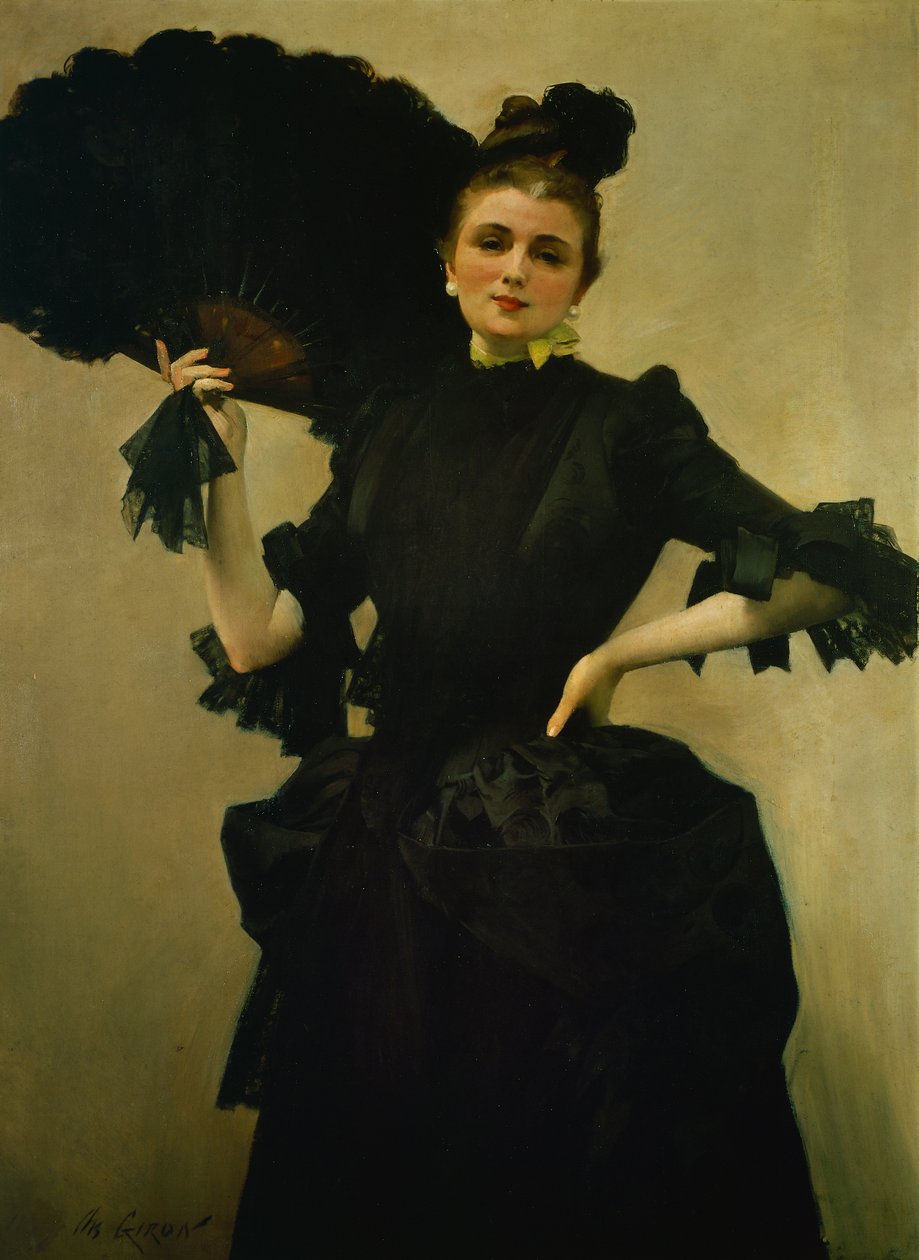 Portrét Madam Closmenil od Charlese Girona (1850-1914) od Charles Giron