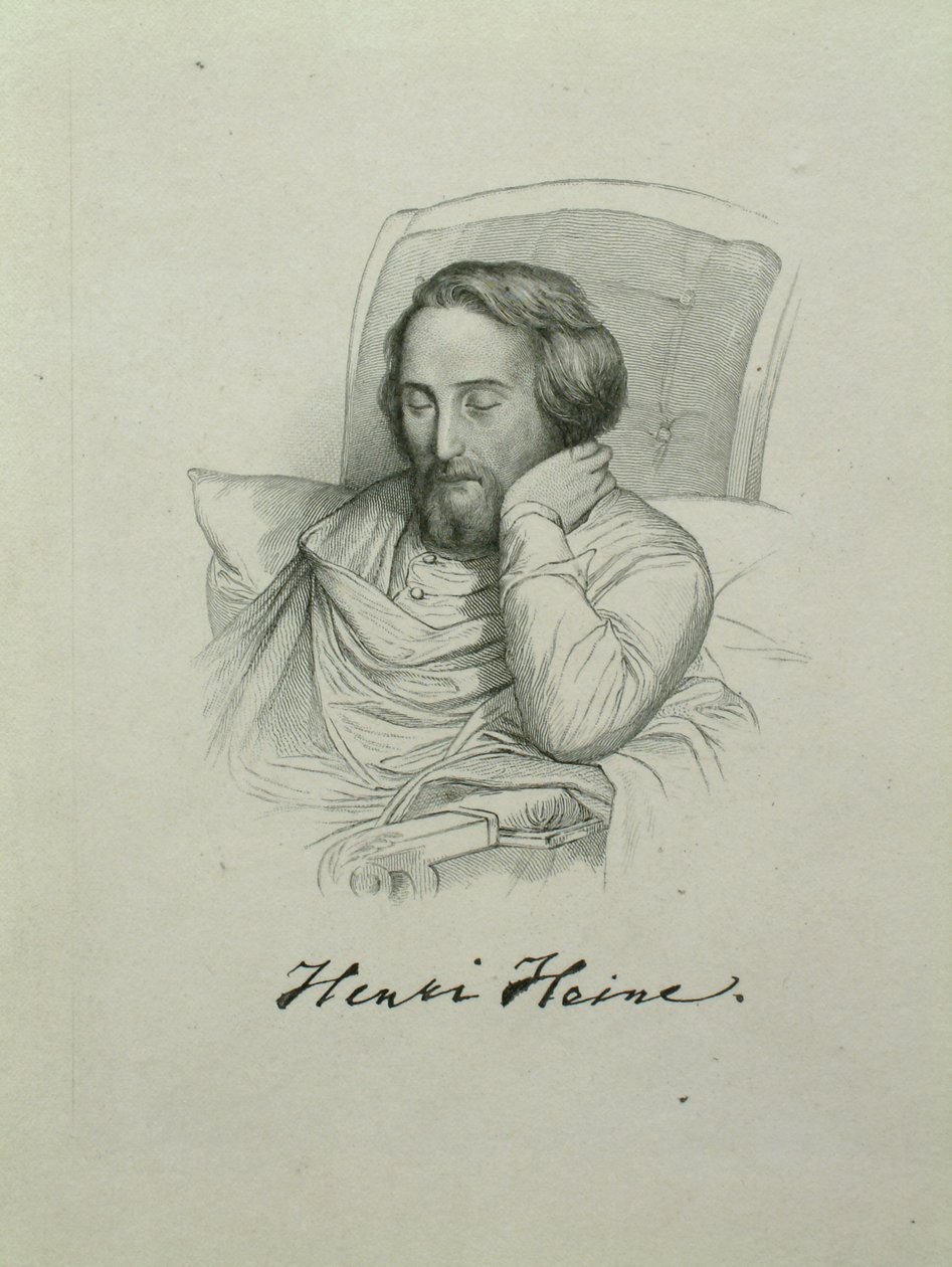Portrét básníka Heinricha Heineho 1797-1856, 1851 od Charles Gleyre