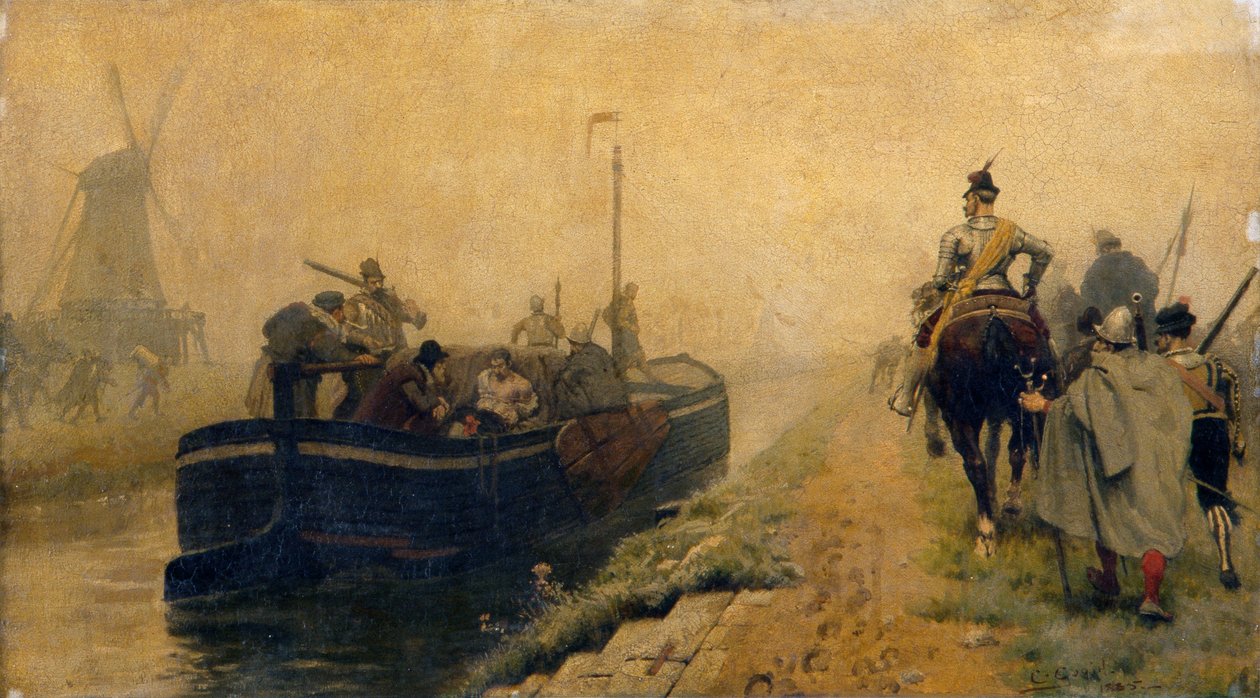 Přeprava válečných zajatců "Španělem od Charles Gogin