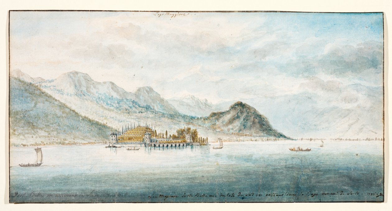 Isola Bella na jezeře Maggiore, Itálie od Charles Gore