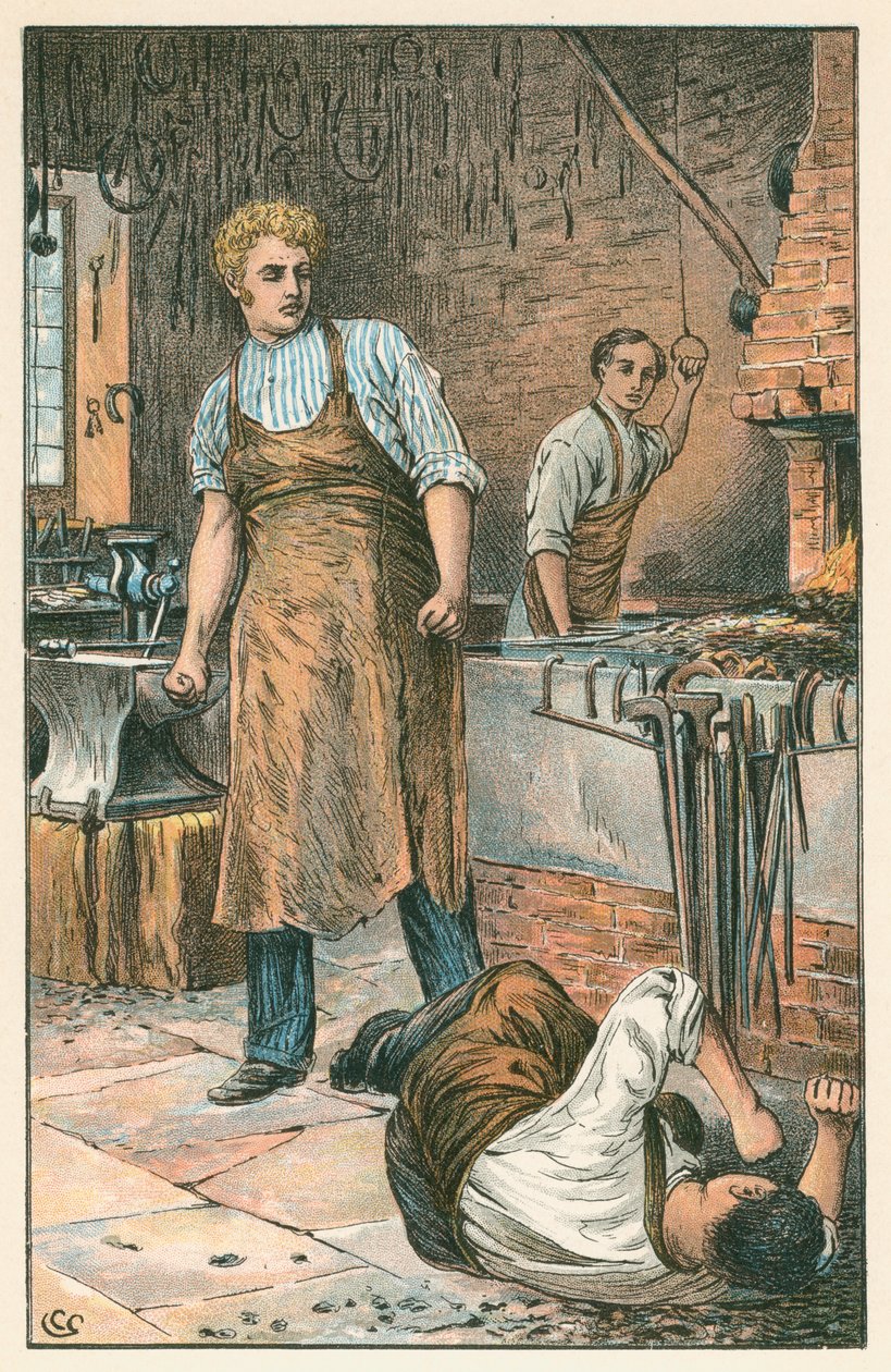 Scéna z Great Expectations od Charlese Dickense, Londýn, c1870 od Charles Green