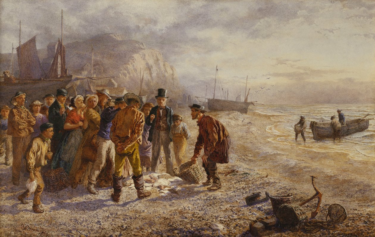 Aukce, 1864 od Charles Green