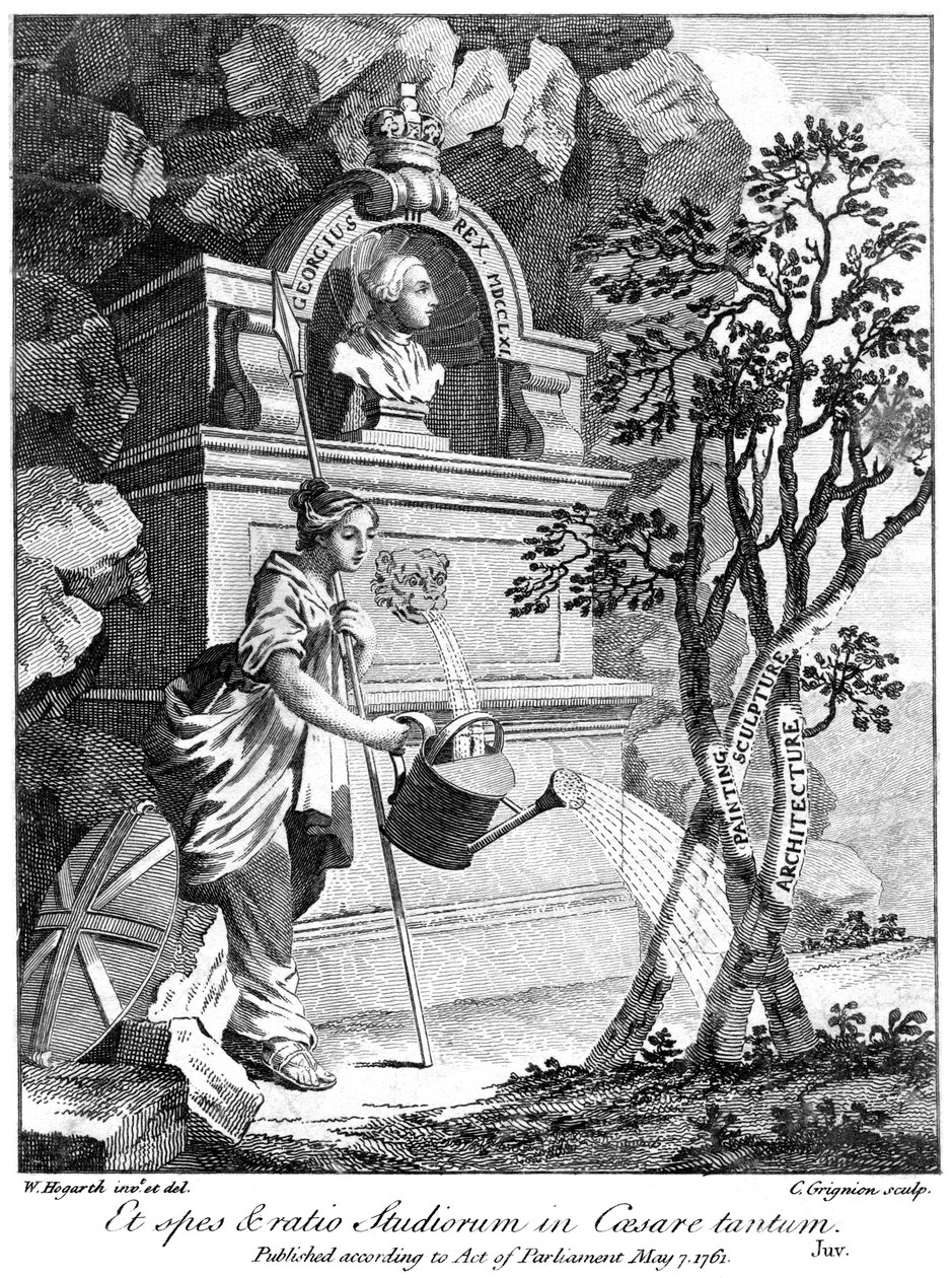 George III Spojeného království, 1761 od Charles Grignion