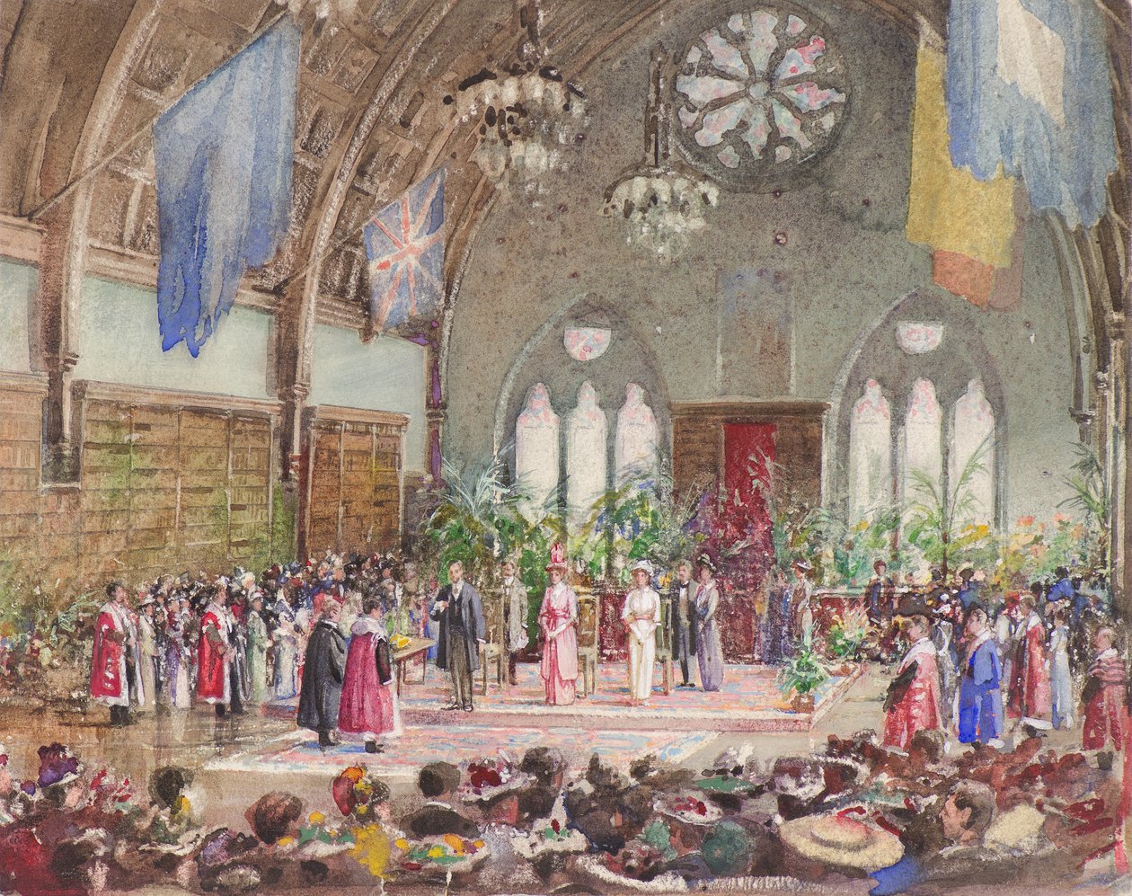 Královská návštěva Dundee od Charles Gustav Louis Phillips