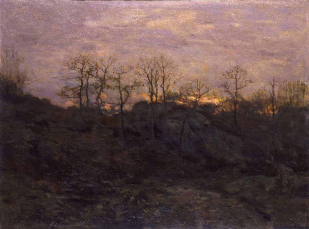 Edge of the Forest, Twilight, ca. 1890. od Charles H. Davis
