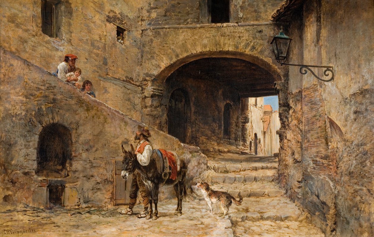 Anticoli Corrado v pohoří Sabine, 1883 od Charles H. Poingdestre