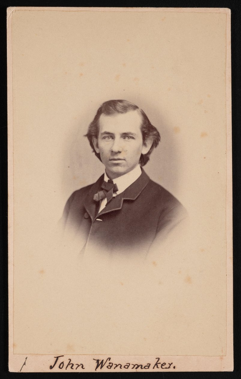 Portrét Johna Wanamakera 1838-1922, mezi 1864 a 1866. od Charles H Spieler