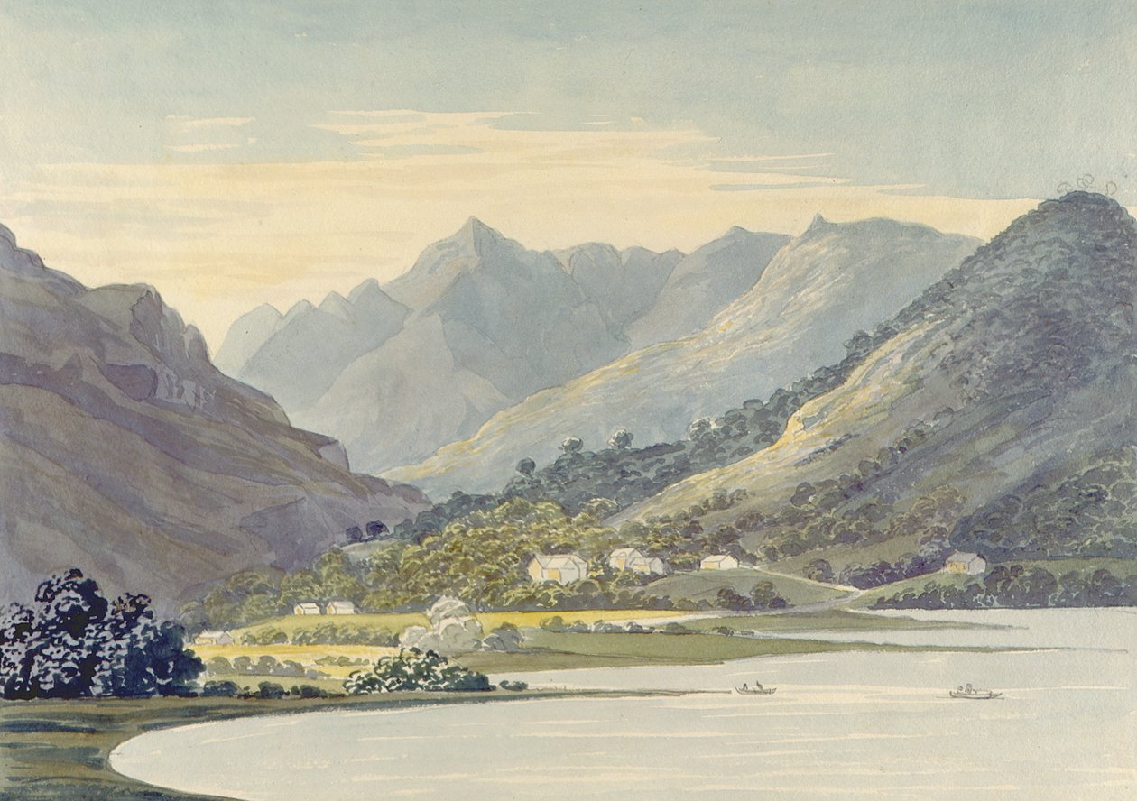 Pohledy - Anglie a Wales - sv. 1 (wc a grafit na papíře) od Charles Hamilton Smith