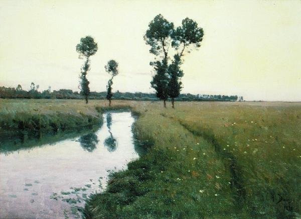 Cesta podél řeky od Charles Harold Davis