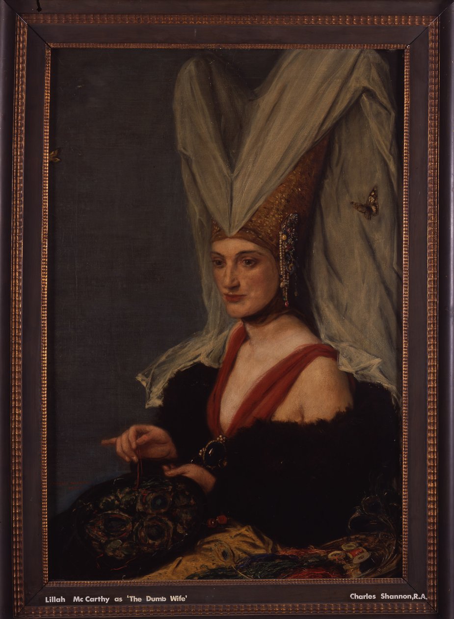 Lillah McCarthy jako Němá manželka, 1922 od Charles Haslewood Shannon
