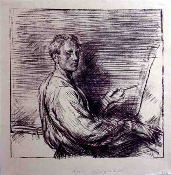 Portrét umělce od Charles Haslewood Shannon