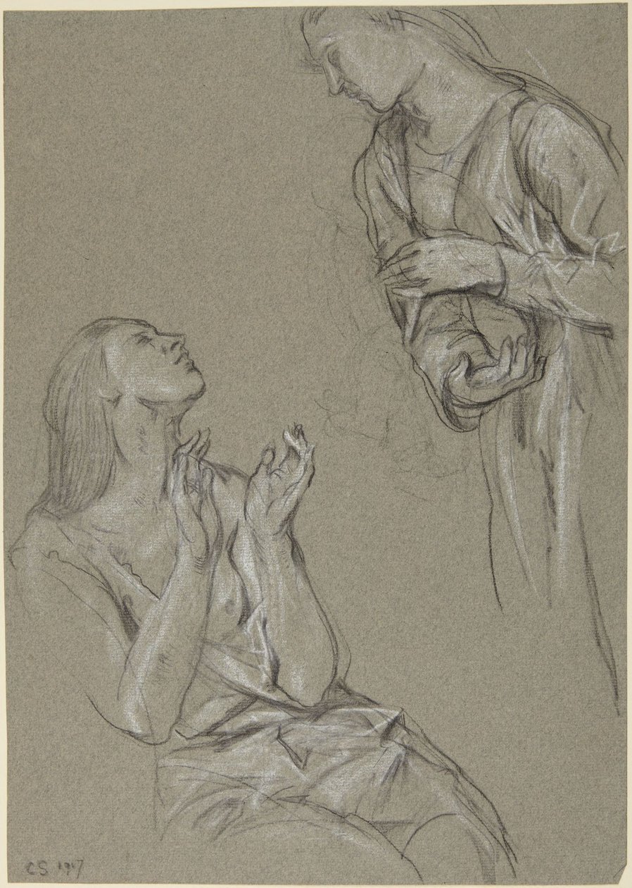 Studie žen od Charles Haslewood Shannon
