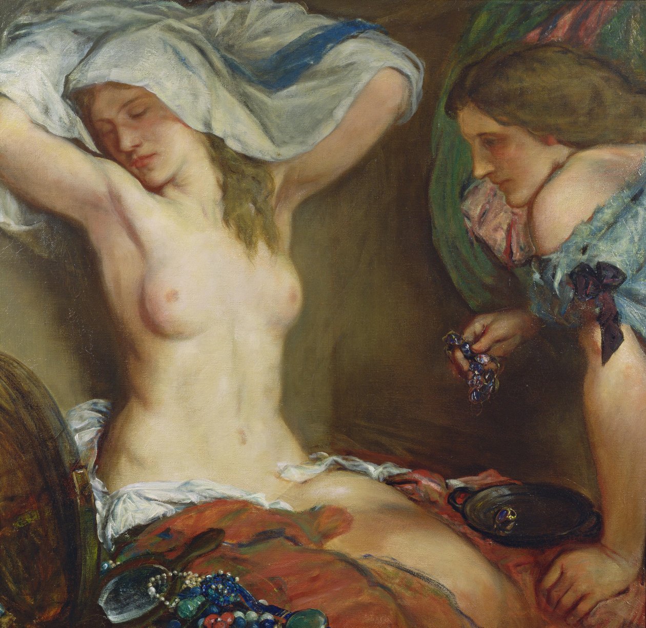 Ametystový náhrdelník, 1905 od Charles Haslewood Shannon