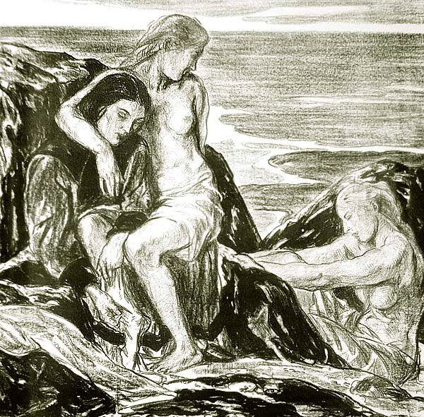 Odlivový příliv od Charles Haslewood Shannon