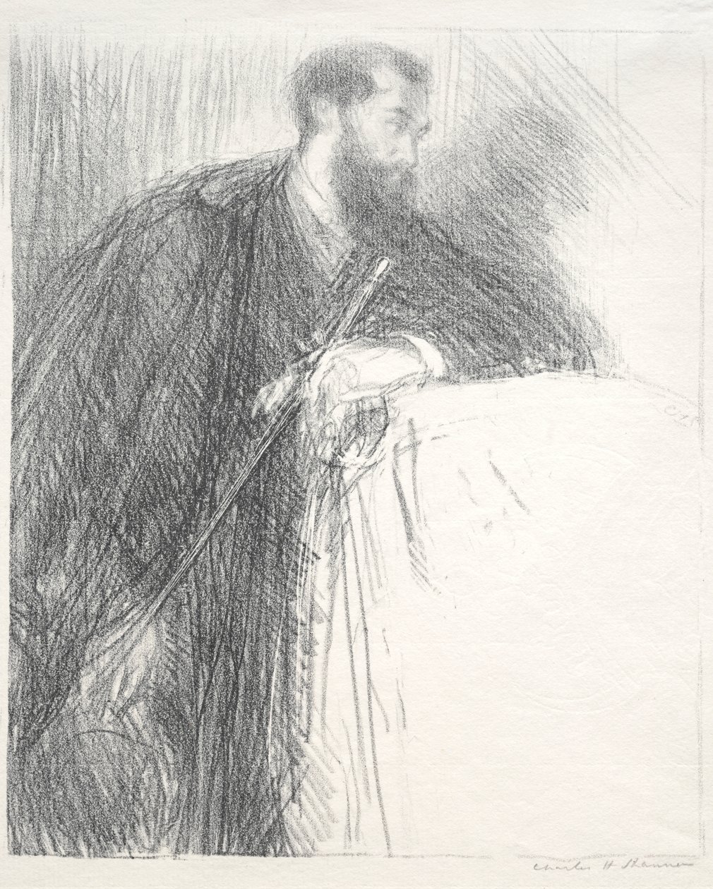 Lucien Pissarro od Charles Hasslewood Shannon