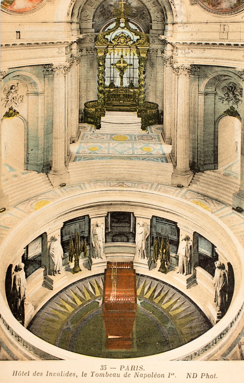 Pohlednice/Hrobka Napoleona I/Invalidovna/Paříž/Seina/Ile de France/Francie od Augustus Kollner