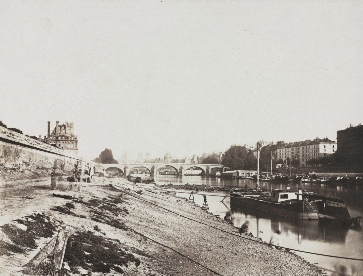Pohled z Pont de la Concorde, 1852. od Charles Henri Plaut
