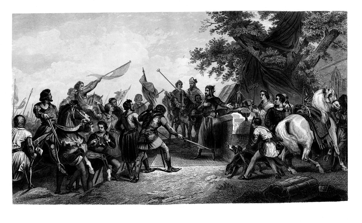 Bitva u Bouvines, 27. července 1214, 1875. od Charles Henry Jeens