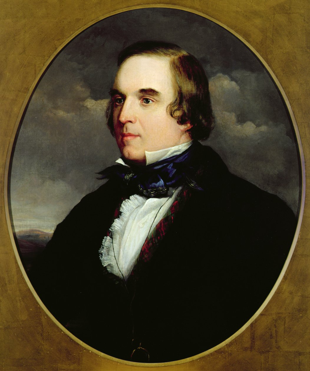 Portrét George Linleyho (1798-1865) (olej na plátně) od Charles Henry Schwanfelder