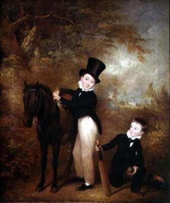 Portrét Williama a Charlese Chadwickových v Burley Lodge od Charles Henry Schwanfelder