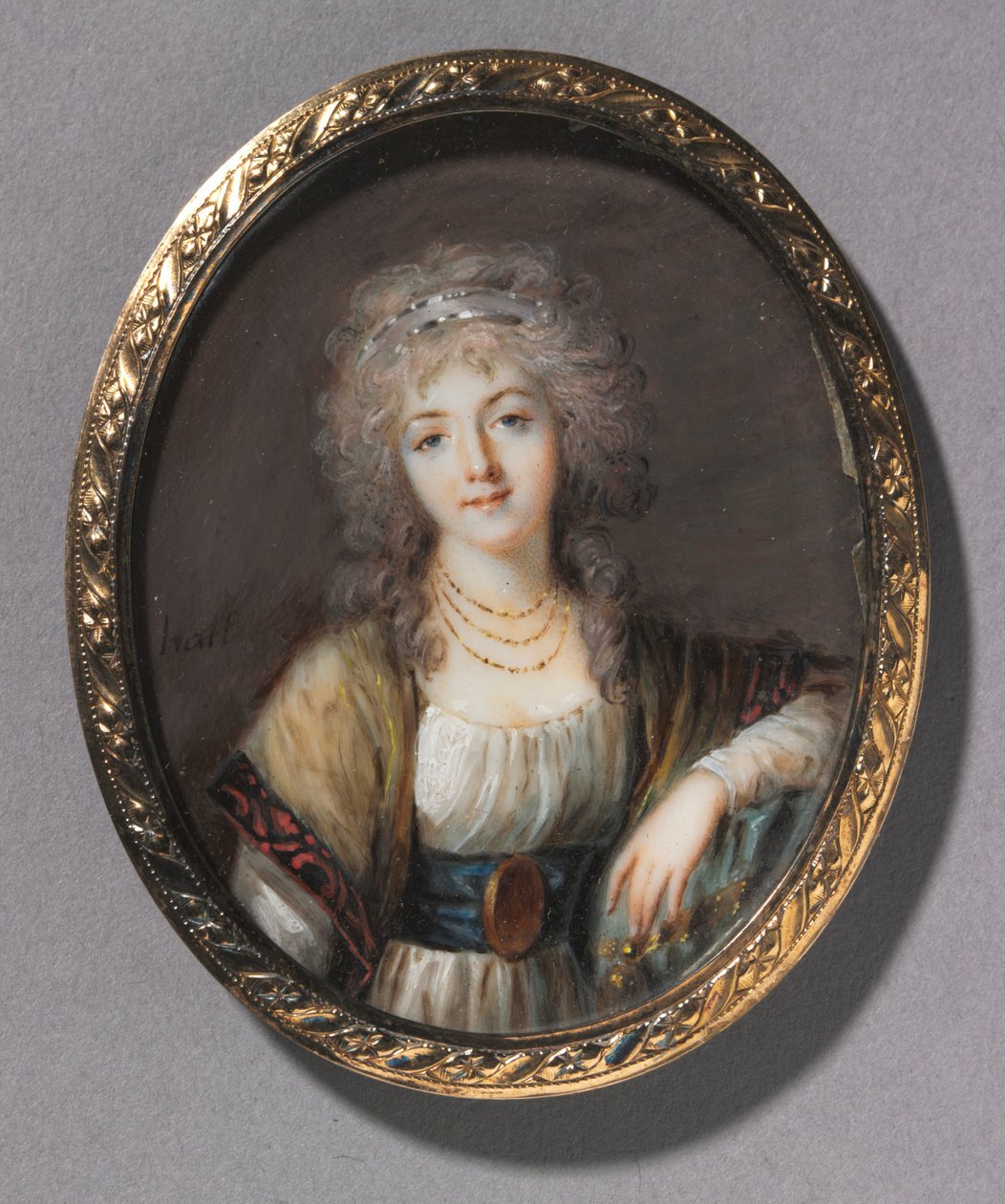 Portrét mladé ženy, c. 1785. od Charles Hénard