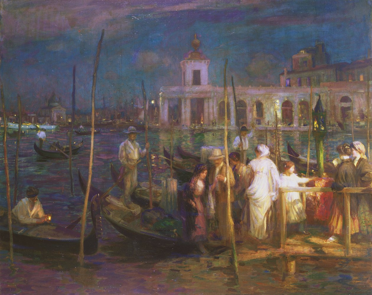 Večer v Benátkách, kolem roku 1910 od Charles Hodge Mackie